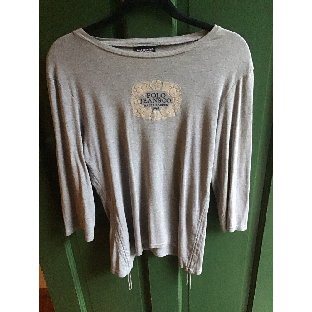 Polo Jeans Co. Ralph Lauren Gray Long Sleeve T-Shirt